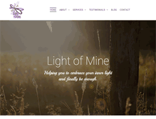 Tablet Screenshot of lightofmine.org